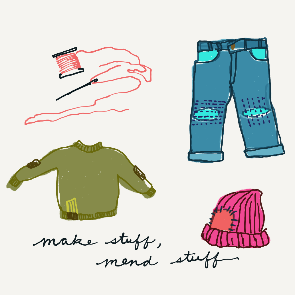 Visible Mending: Hand-Stitching to Repair and Upgrade Your Wardrobe project image
